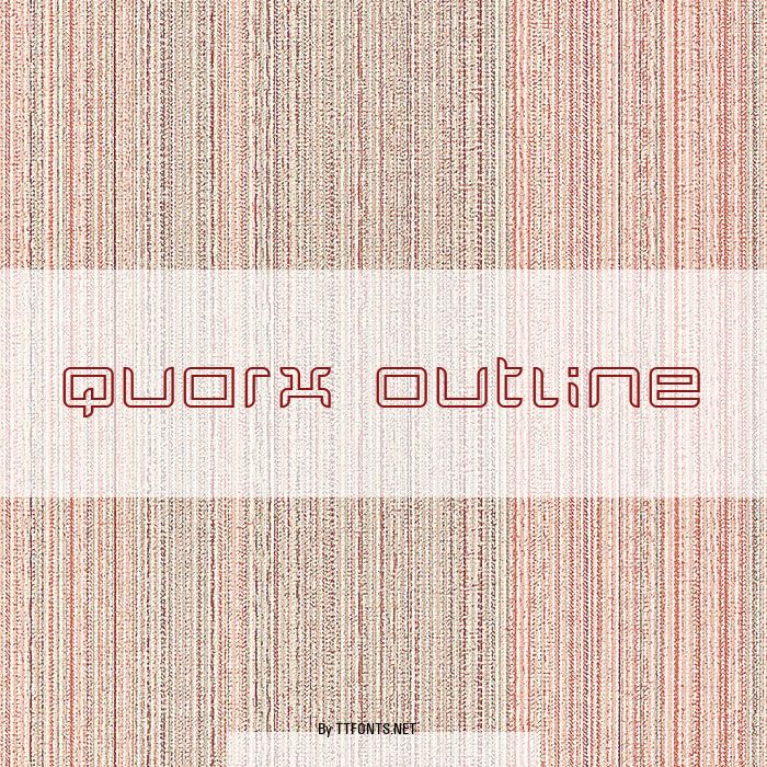 Quarx Outline example